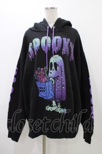 MILKBOY / SPOOKYパーカー  ブラック H-25-12-12-059-MB-TO-KB-ZH