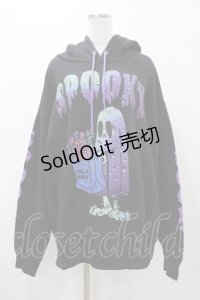 MILKBOY / SPOOKYパーカー  ブラック H-25-12-12-059-MB-TO-KB-ZH