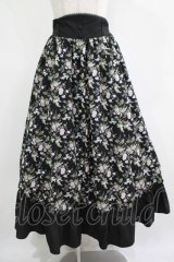 Kurumi Collaboration / KRハナガラHWフレアSK S ブラック H-25-12-12-1004-GO-SK-NS-ZH