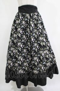 Kurumi Collaboration / KRハナガラHWフレアSK S ブラック H-25-12-12-1004-GO-SK-NS-ZH