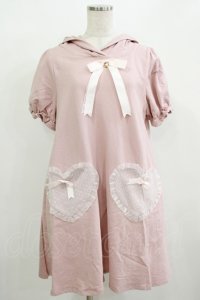 Amavel / Rabbits a la mode 裏毛ワンピース Free ピンク H-25-12-12-1035-CA-OP-NS-ZH