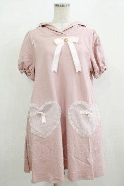 画像1: Amavel / Rabbits a la mode 裏毛ワンピース Free ピンク H-25-12-12-1035-CA-OP-NS-ZH