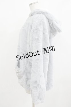 画像2: Amavel / Wonder Kittenのふわふわフードアウター Free グレー H-25-12-12-1040-CA-CO-NS-ZH