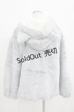 画像3: Amavel / Wonder Kittenのふわふわフードアウター Free グレー H-25-12-12-1040-CA-CO-NS-ZH