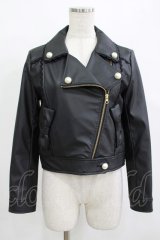 Angelic Pretty / Doll’s Ribbonライダースジャケット Free ブラック H-25-12-12-1042-AP-JA-NS-ZH