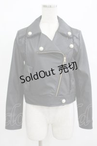 Angelic Pretty / Doll’s Ribbonライダースジャケット Free ブラック H-25-12-12-1042-AP-JA-NS-ZH