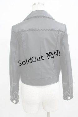 画像3: Angelic Pretty / Doll’s Ribbonライダースジャケット Free ブラック H-25-12-12-1042-AP-JA-NS-ZH