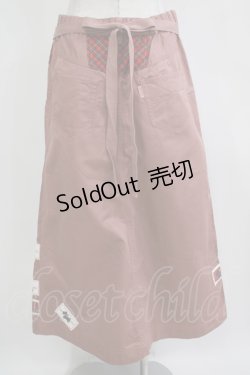 画像3: PINK HOUSE / スコッチテリア刺繍チノクロススカート M ピンク H-25-12-12-1044-LO-SK-NS-ZH