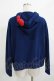 画像3: PINK HOUSE / PINK HOUSE×HELLO KITTY ネコ耳付きフードカーディガン Free ネイビー H-25-12-12-1045-LO-TO-NS-ZH (3)