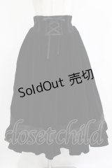axes femme kawaii / ベルベットドールスカート M ブラック H-25-12-12-1005-AX-OP-NS-ZH