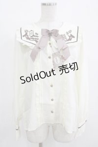 Amavel / 不思議の扉ブラウス Free 生成り H-25-12-12-1047-CA-BL-NS-ZH