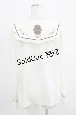 画像3: Amavel / 不思議の扉ブラウス Free 生成り H-25-12-12-1047-CA-BL-NS-ZH