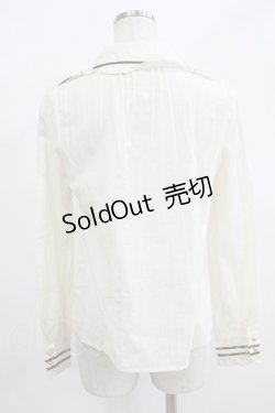 画像3: Amavel / 騎兵隊の勲章ブローチブラウス Free 生成り H-25-12-12-1048-CA-BL-NS-ZH