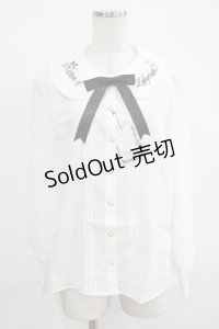 Amavel / Wonder Kitten ねこみみブラウス Free オフ/ブラック H-25-12-12-1050-CA-BL-NS-ZH