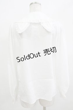 画像3: Amavel / Wonder Kitten ねこみみブラウス Free オフ/ブラック H-25-12-12-1050-CA-BL-NS-ZH