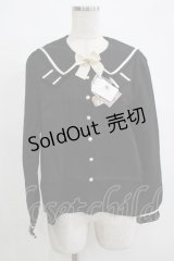 Amavel / リボン風セーラー襟ブラウス Free ブラック H-25-12-12-1054-CA-BL-NS-ZH