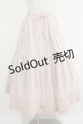 PINK HOUSE / フリル使いティアードスカート F ピンク H-25-12-12-1006-LO-SK-YZ-ZH