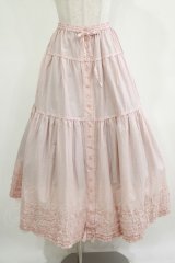 PINK HOUSE / フリル使いティアードスカート F ピンク H-25-12-12-1006-LO-SK-YZ-ZH