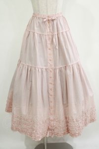 PINK HOUSE / フリル使いティアードスカート F ピンク H-25-12-12-1006-LO-SK-YZ-ZH
