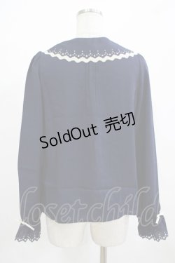 画像3: Amavel / Starry Marche パフスリーブ ブラウス Free ネイビー H-25-12-12-1056-CA-BL-NS-ZH