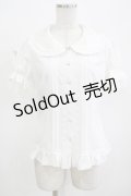 Lolitime（海外ロリータブランド） / 刺繍衿ブラウス S オフ H-25-12-12-1059-GO-BL-NS-ZH