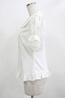 画像2: Lolitime（海外ロリータブランド） / 刺繍衿ブラウス S オフ H-25-12-12-1059-GO-BL-NS-ZH