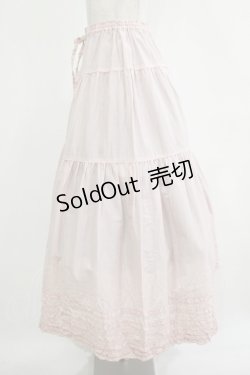 画像2: PINK HOUSE / フリル使いティアードスカート F ピンク H-25-12-12-1006-LO-SK-YZ-ZH