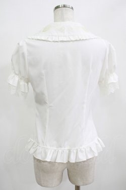 画像3: Lolitime（海外ロリータブランド） / 刺繍衿ブラウス S オフ H-25-12-12-1059-GO-BL-NS-ZH
