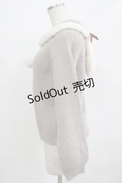 画像2: Amavel / Wonder bunnyフェザーニット Free ブラウン H-25-12-12-1061-CA-BL-NS-ZH