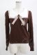 画像1: Amavel / セーラー衿ニットプルオーバー Free ブラウン H-25-12-12-1062-CA-TO-NS-ZH (1)
