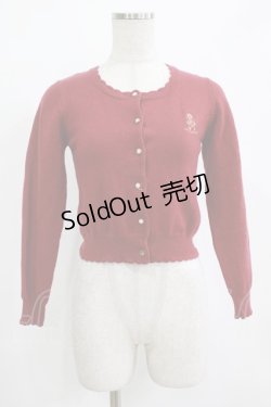 画像1: BABY,THE STARS SHINE BRIGHT / 天国の鍵カーディガン Free ワイン H-25-12-12-1064-BA-TO-NS-ZH