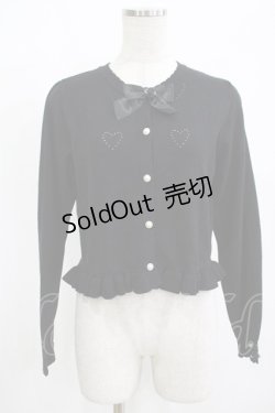 画像1: m petit by misako / TT*AOKリボンツキCD S ブラック H-25-12-12-1065-LO-TO-NS-ZH