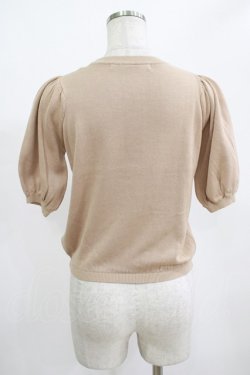 画像3: Maison de FLEUR Petite Robe canone / 餞おくるフラワーニット Free ブラウン H-25-12-12-1067-EL-TO-NS-ZH