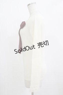 画像2: Amavel / ドットリボントップス Free アイボリー H-25-12-12-1072-CA-TO-NS-ZH