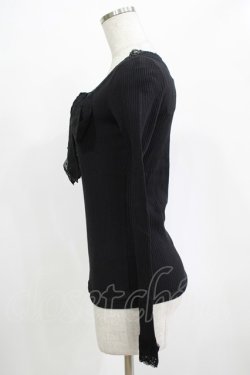 画像2: Amavel / ドットリボントップス Free ブラック H-25-12-12-1073-CA-TO-NS-ZH