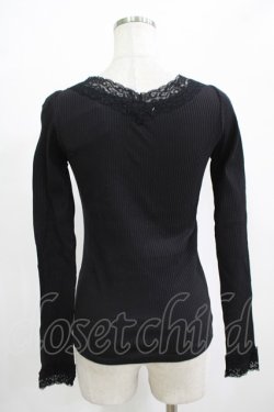 画像3: Amavel / ドットリボントップス Free ブラック H-25-12-12-1073-CA-TO-NS-ZH