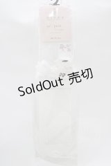 m petit by misako / AMOVKNIバラリボン 23-25cm ホワイト H-25-12-12-1077-LO-ZA-NS-ZH