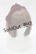 axes femme kawaii / ベロアリボンカチューシャ  ワイン H-25-12-12-1078-AX-AC-NS-ZH