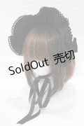axes femme kawaii / ベルベットドールハーフボンネット  ブラック H-25-12-12-1079-AX-AC-NS-ZH