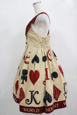 画像2: Innocent World / トランプゴブラン衿付きジャンパースカート Free カフェオレ H-25-12-12-1008-IW-OP-NS-ZH