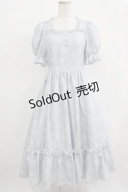 画像1: m petit by misako / AOKハナガラスクエアワンピース S サックス H-25-12-12-1002-LO-OP-NS-ZH