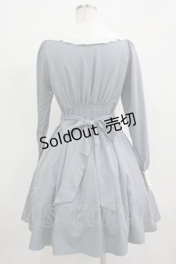 画像3: Amavel / フリルクラシカル フィット&フレア ワンピース Free ブルー H-25-12-12-1014-CA-OP-NS-ZH