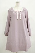 Amavel / はしごレースリボンAラインワンピース Free ラベンダー H-25-12-12-1018-CA-OP-NS-ZH