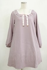 Amavel / はしごレースリボンAラインワンピース Free ラベンダー H-25-12-12-1018-CA-OP-NS-ZH