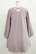 画像3: Amavel / はしごレースリボンAラインワンピース Free ラベンダー H-25-12-12-1018-CA-OP-NS-ZH (3)