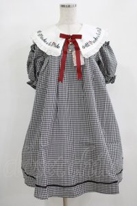 Amavel / いちご摘みの肩あきAラインワンピース Free ブラック H-25-12-12-1019-CA-OP-NS-ZH