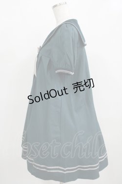 画像2: Amavel / Moonlight セーラーAラインワンピース Free グリーン H-25-12-12-1020-CA-OP-NS-ZH