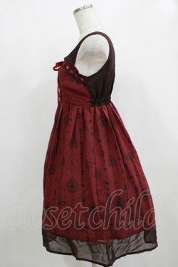 画像2: axes femme POETIQUE / 不思議の国のアリスワンピース M ボルドー H-25-12-12-1021-AX-OP-NS-ZH
