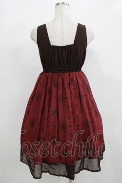 画像3: axes femme POETIQUE / 不思議の国のアリスワンピース M ボルドー H-25-12-12-1021-AX-OP-NS-ZH