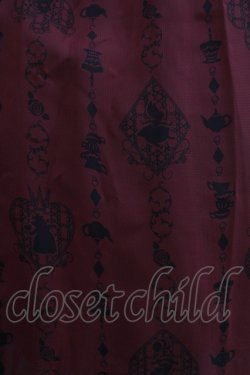 画像4: axes femme POETIQUE / 不思議の国のアリスワンピース M ボルドー H-25-12-12-1021-AX-OP-NS-ZH